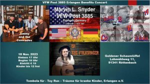 Ein Benefizkonzert vom VFW Post 3885 Erlangen